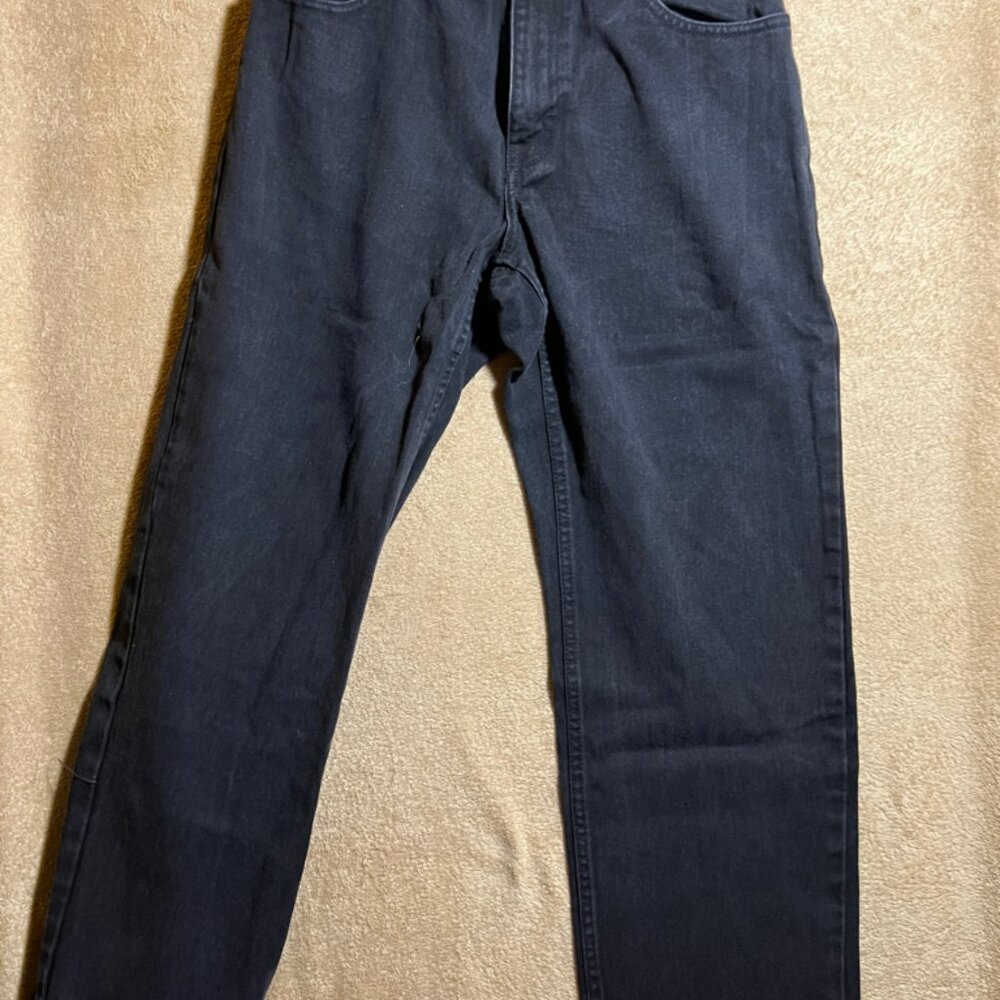 US Polo Assn‎ Men 32x32 Black Denim Regular Straight Fit Vintage 5 Pocket Jeans